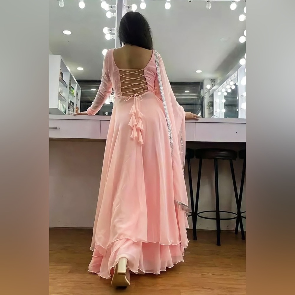 Pink palazzo set